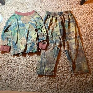 Trail Crest Camo Boys Long Sleeve and Pant Set